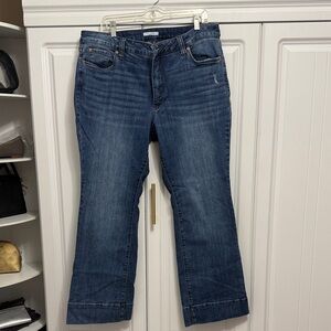 STS Blue Women's Flare Jeans in Dark Blue